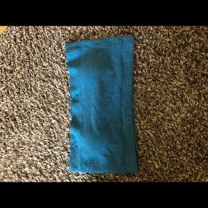 sparkly blue bandeau